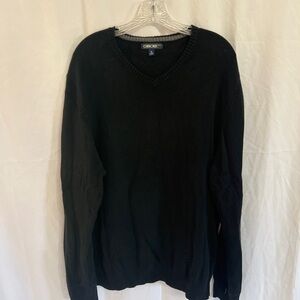 Cherokee Men's V-Neck Black Sweater